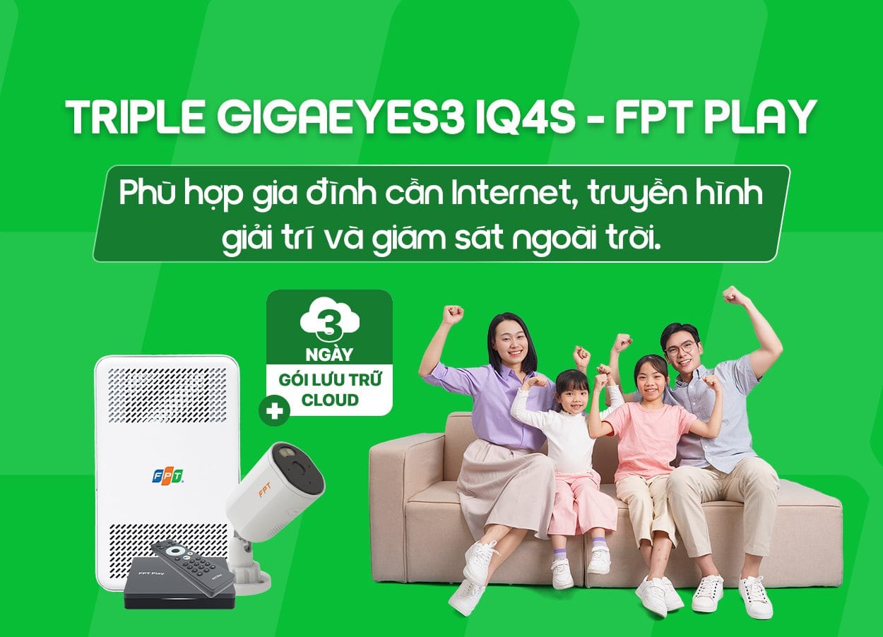 Triple GigaEyes3 IQ4S - FPT Play